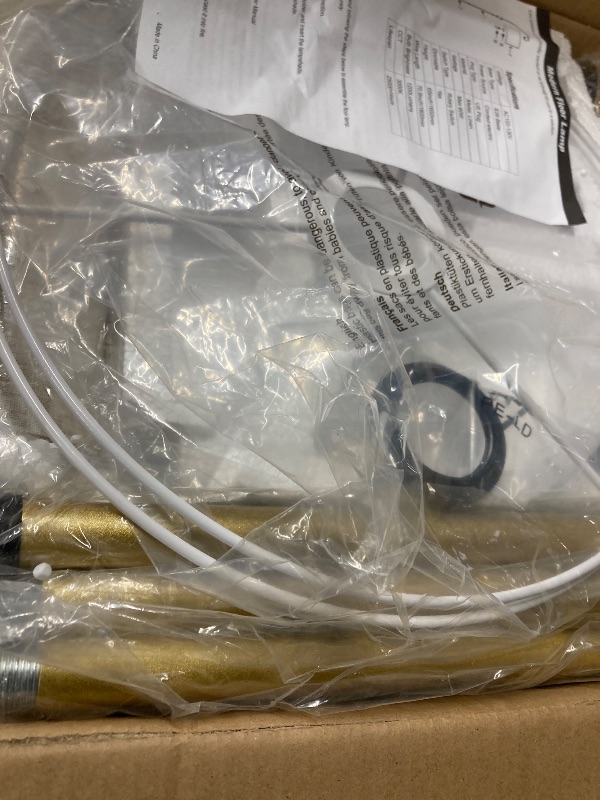 Photo 4 of ?Upgraded? Dimmable Gold Floor Lamp, 1200 Lumens LED Bulb Included, Arc Floor Lamps for Living Room Modern Standing Lamp with Marble Base, Tall Lamp for Living Room Bedroom Office Reading Room Nursery