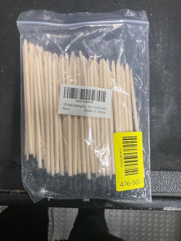 Photo 1 of 100 Pack Sanding Sticks, Matchsticks Sanding Sticks for Plastic Models, Fine Detailing Sanding Tools for Tight Spaces Wood, 280 Grit, 5.4 x 0.2 Inch