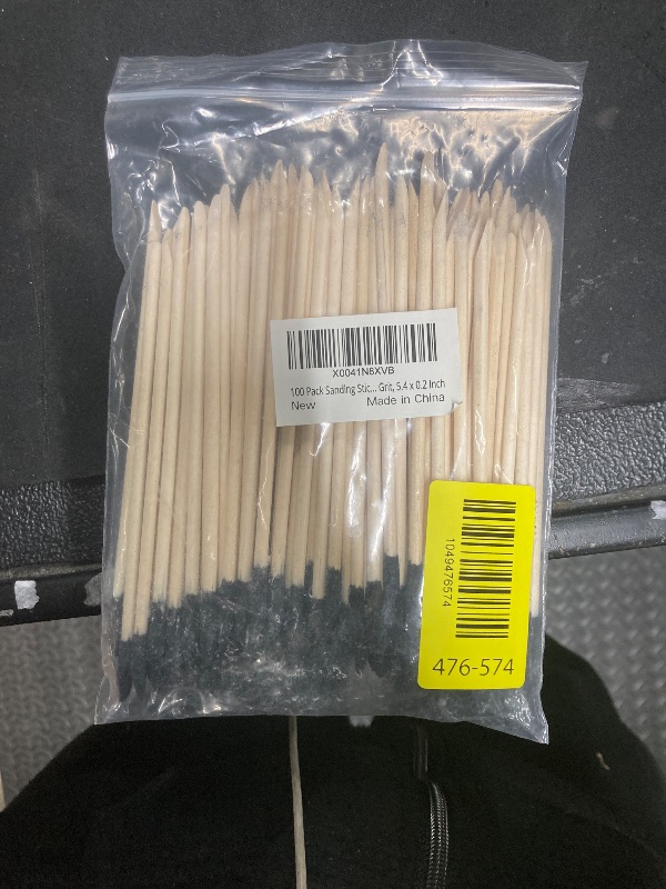 Photo 1 of 100 Pack Sanding Sticks, Matchsticks Sanding Sticks for Plastic Models, Fine Detailing Sanding Tools for Tight Spaces Wood, 280 Grit, 5.4 x 0.2 Inch