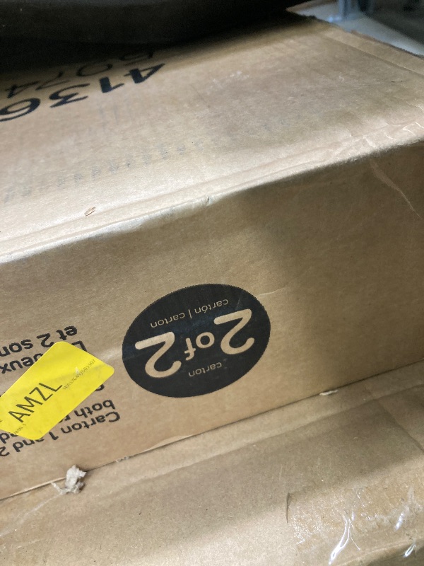 Photo 1 of ***BOX 2 OF 2 -MISSING BOX 1 OF 2 -SELLING AS PARTS ONLY*** Sauder Palladia L Shaped Desk with Drawers, Office Desk with File Cabinet Storage, Cable Management, Keyboard Tray, in Select Cherry finish