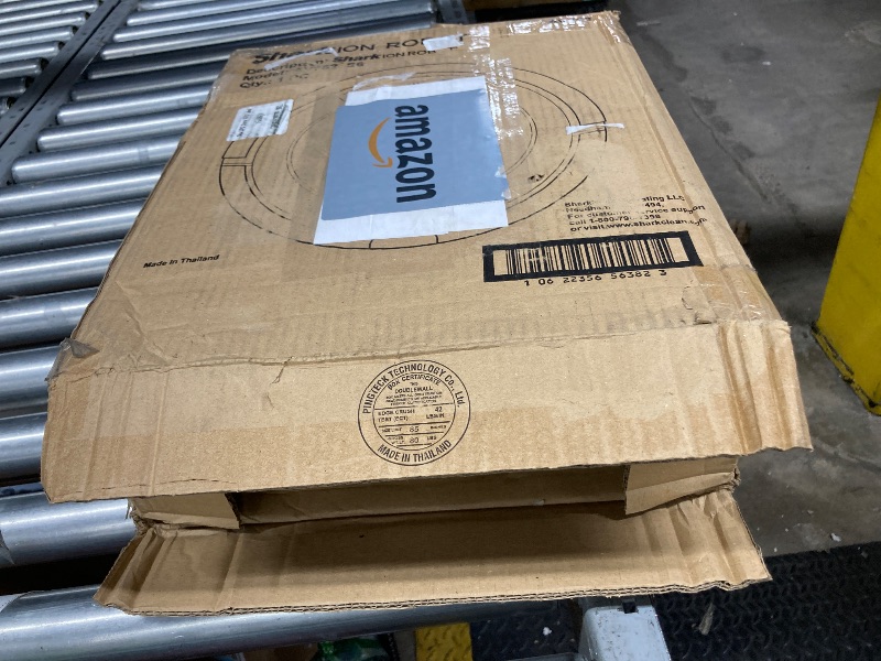 Photo 1 of **PARTS ONLY***Shark AV752 ION Robot Vacuum, Tri-Brush System, Wifi Connected, 120 Min Runtime, Works with Alexa, Multi Surface Cleaning, White