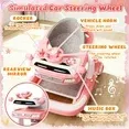 Photo 1 of ***SELLING AS PARTS ONLY -MISSING PIECES *** WonderStone 6 in 1 Baby Walker, Height-Adjustable Push Walker with Music & Light Toys, Baby Bouncer, Baby Activity Center for Boy Girl 6-18 Months (Pink)
