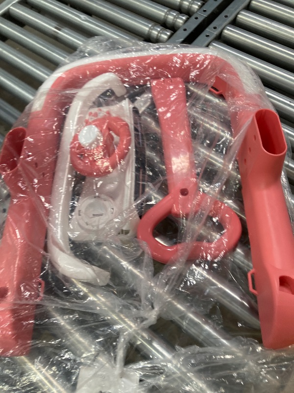 Photo 1 of ***SELLING AS PARTS ONLY -MISSING PIECES *** WonderStone 6 in 1 Baby Walker, Height-Adjustable Push Walker with Music & Light Toys, Baby Bouncer, Baby Activity Center for Boy Girl 6-18 Months (Pink)