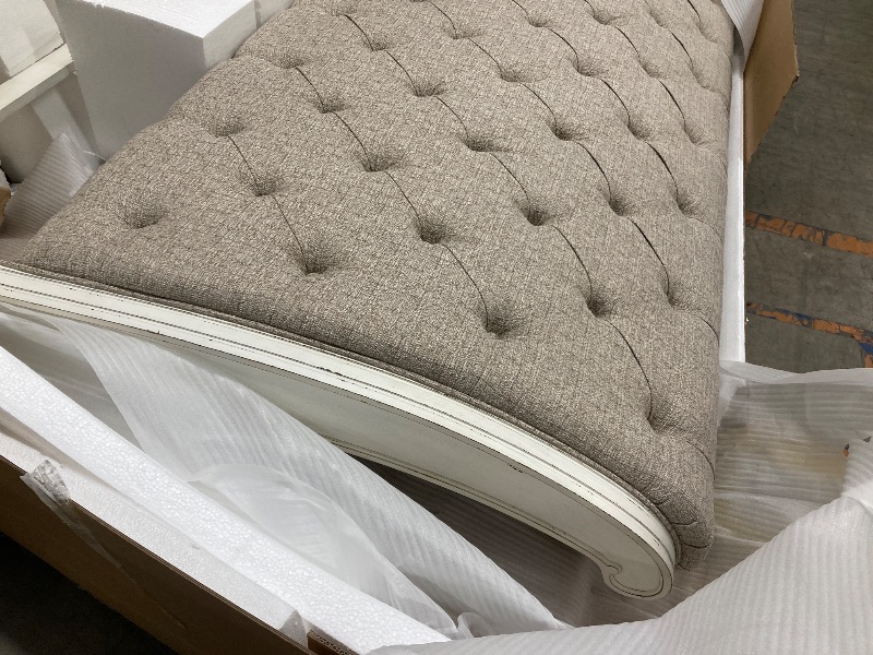 View 6 of *** HEADBOARD ONLY -SELLING AS IS*** 
Liberty Furniture king uph sleigh headboard item # 520-Br22HU  ***(BOX RIPPED/TORN)