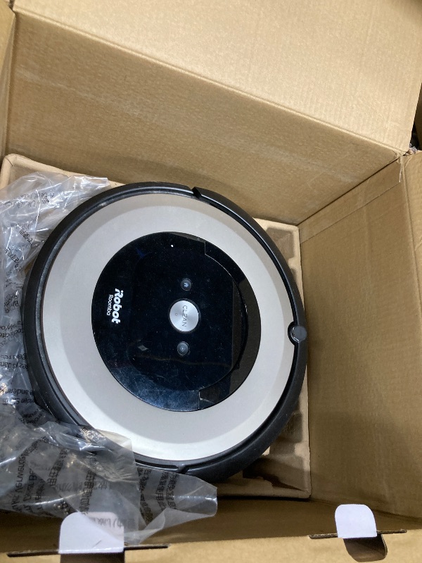 View 2 of **CHARGER AND UNIT ONLY/NOT IN ORIGINAL BOX***iRobot Roomba E6 (6199) Robot Vacuum - Wi-Fi Connected, Compatible with Alexa, Ideal for Pet Hair, Carpets, Hard, Self-Charging Robotic Vacuum, Sand Dust