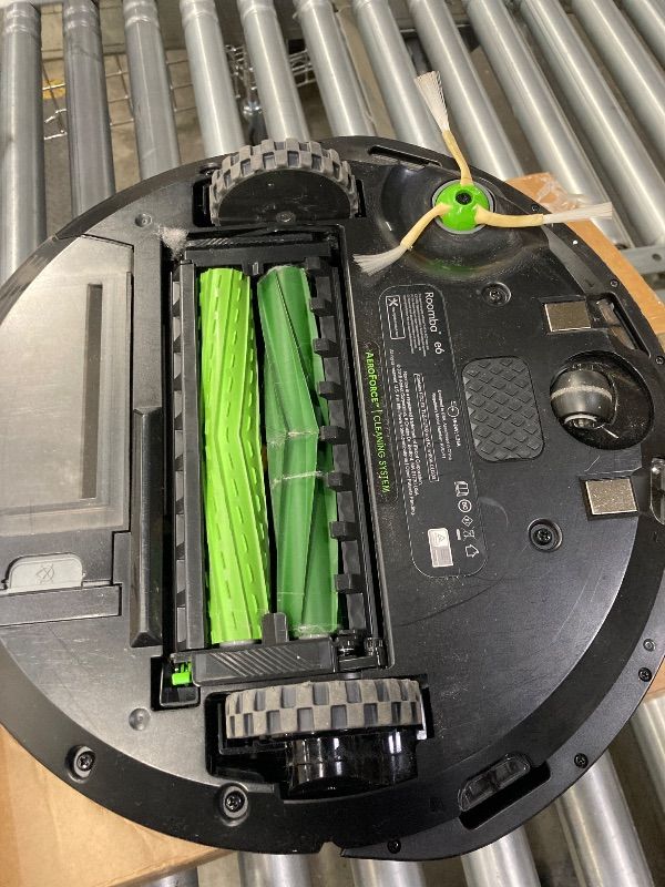 View 4 of **CHARGER AND UNIT ONLY/NOT IN ORIGINAL BOX***iRobot Roomba E6 (6199) Robot Vacuum - Wi-Fi Connected, Compatible with Alexa, Ideal for Pet Hair, Carpets, Hard, Self-Charging Robotic Vacuum, Sand Dust