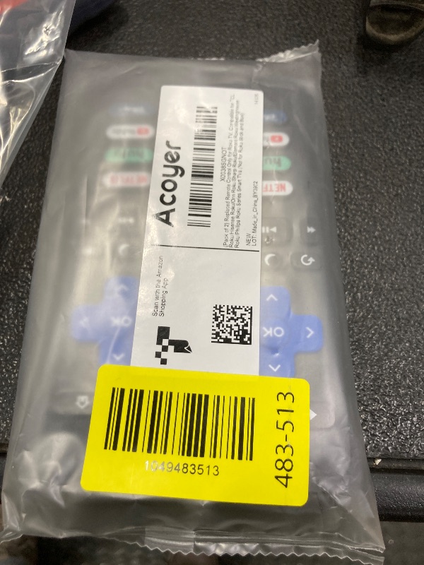 Photo 1 of (Pack of 2) Replacement Remote Control Only for Roku TV, Compatible for TCL Roku/Hisense Roku/Onn Roku/Sharp Roku/Element Roku/Westinghouse Roku/Philips Roku Smart TVs (Not for Roku Stick and Box)