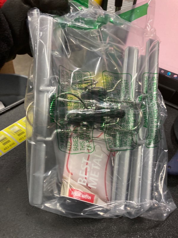 Photo 1 of Mawa by Reston Lloyd Non-Slip Space-Saving Clothes Hanger with Clamp for Pants and Skirts, Style M/26, Set of 6, Silver