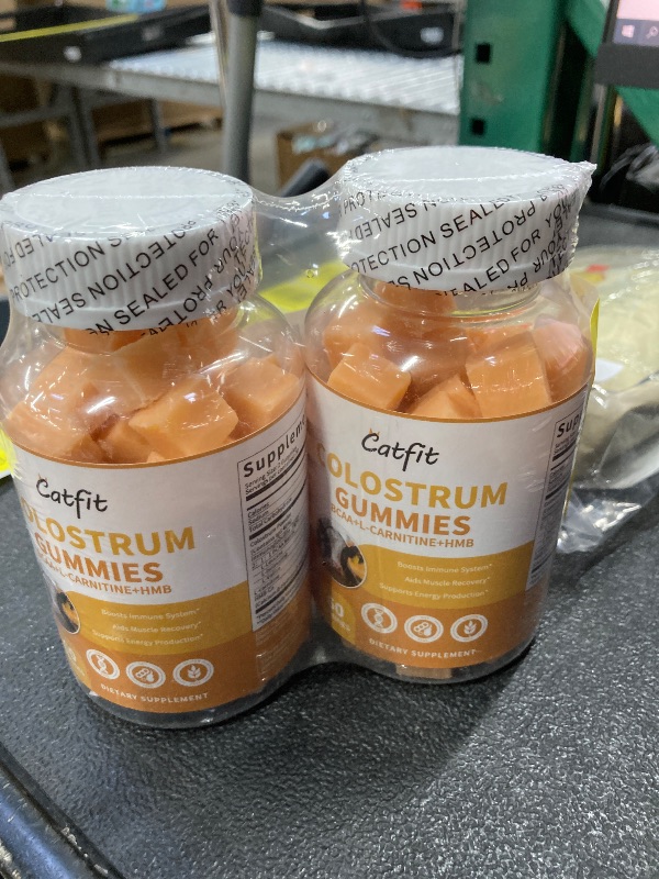 Photo 1 of ***BB 11/2026***Sugar-Free Bovine Colostrum Supplement Gummies,Grass-Fed Colostrum for Women &Men, Gut Health, Immunity, Cognitive, Orange Flavor 120 Gummies with 40% IgG