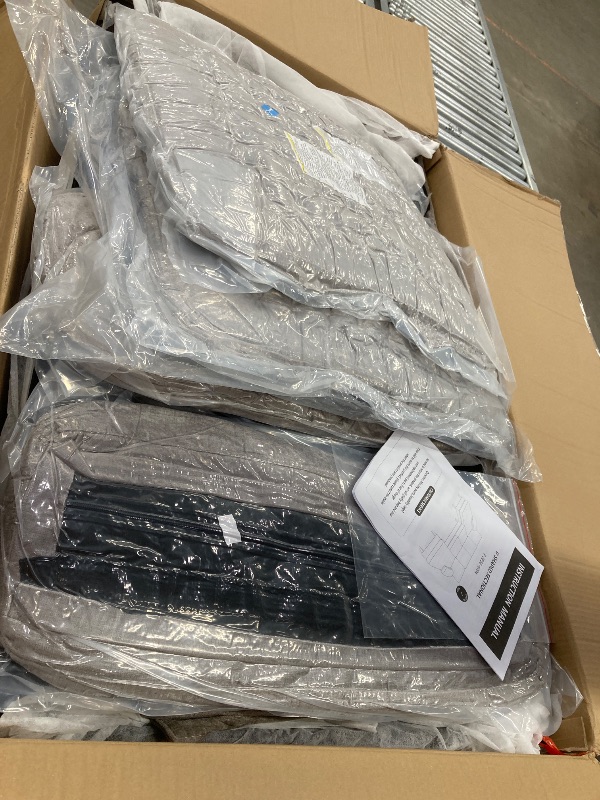 Photo 1 of ***THIS IS PART OF THE SOFA**ONLY 1 BOX OF 2 BOXES IS INCLUDED***Shintenchi modular sofas for living room, light gray color.***THIS IS PART OF THE SOFA**ONLY 1 BOX OF 2 BOXES IS INCLUDED***