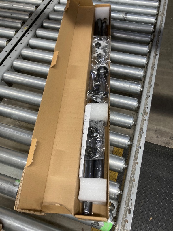 Photo 1 of 1" Rust-Resistant Curtain Rod,Black Curtain Rods for Windows 48" to 86", End Indoor/Outdoor Single Curtain Rod