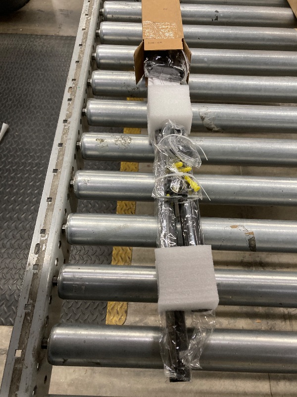 Photo 1 of 1" Rust-Resistant Curtain Rod,Black Curtain Rods for Windows 28" to 48", End Indoor/Outdoor Single Curtain Rod