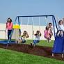 Photo 1 of Sportspower Almansor Metal Swing Set with Anchor Kit