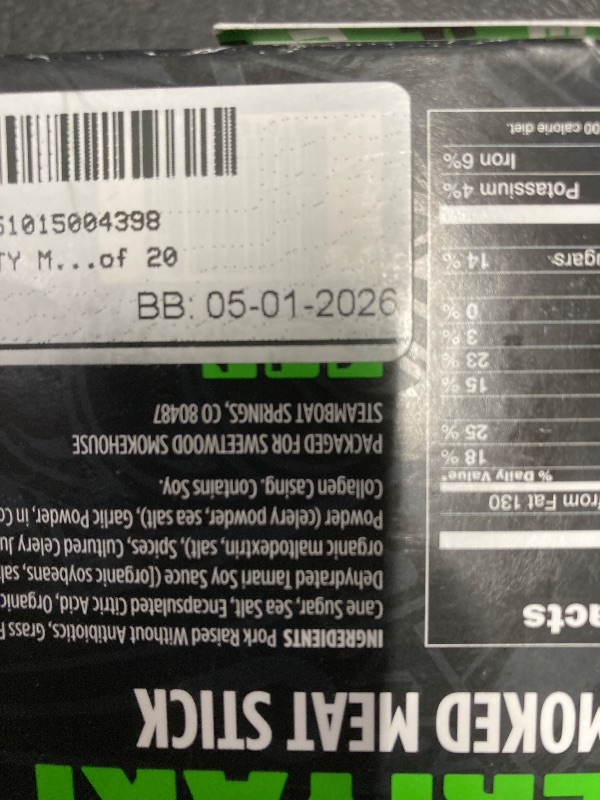 Photo 1 of **BB 5/1/2026***FATTY Meat Sticks, Grass-Fed Beef, High Protein Snack, Camping, Sports, Road Trip, Low Carb, Gluten Free, MSG Free, Nitrate Free, Teriyaki Flavor, 2 Ounce (Pack of 20)