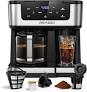 Photo 1 of **NEEDS CLEANING/NO BOX**AIRMSEN 12-Cup Drip Coffee Maker with K Cup Combo, Programmable Coffee Machine with 1-4 Cup Setting, Single Serve or Coffee Pot, Auto Shut-off, Spill-Free Spout