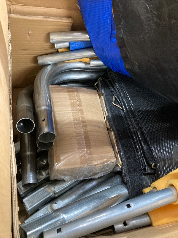 Photo 1 of 10 FT Trampoline for Kids with Basketball Hoop, SEGMART Upgraded Kids Outdoor Trampoline with Enclosure Net and Ladder, Heavy Duty Round Recreational Trampoline for Indoor Outdoor Backyard
