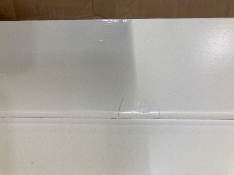 Photo 1 of **MISSING HARDWARE/DAMAGE LEG-SEE PIC***évolur Aurora 5-in-1 Convertible Full-Size Baby Crib in Ivory Lace, GreenGuard Gold & JPMA, 3 Mattress HeightsRibbon Bow Scrollwork & Queen Anne Feet, Converts to Toddler, Day & Full-Size Bed