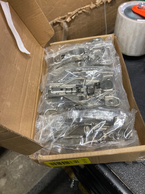 Photo 1 of 10 Pack 1/2'' Overlay Soft Close Cabinet Hinges – 105° 3D Adjustable Clip-On Concealed Cupboard Hinges for Kitchen Cabinet Doors, Hidden Cabinet Door Hinges with Screws