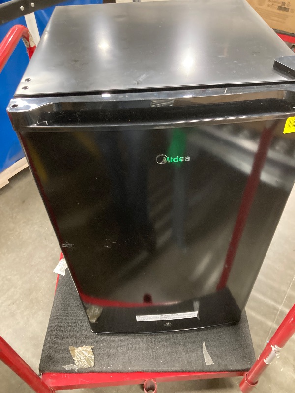 Photo 1 of ***PARTS -SELLING AS IS *** Midea MRU03M2ABB Upright Freezer, 3.0 Cubic Feet Mini Freezer, For Kitchen Apartment Office Basement or Dormitory, Black  ***(SOME SCUFFS/SCRATCHES, NOT IN BOX/NO PACKAGING) ***