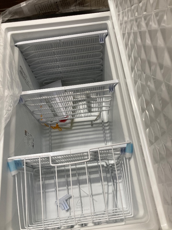 Photo 1 of ***PARTS -SELLING AS IS *** Midea MRU03M2ABB Upright Freezer, 3.0 Cubic Feet Mini Freezer, For Kitchen Apartment Office Basement or Dormitory, Black  ***(SOME SCUFFS/SCRATCHES, NOT IN BOX/NO PACKAGING) ***