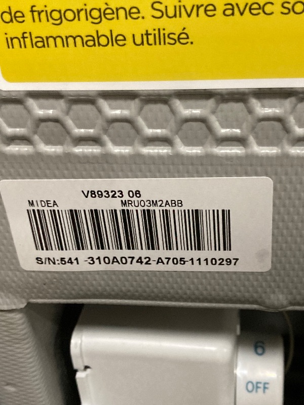 Photo 1 of ***PARTS -SELLING AS IS *** Midea MRU03M2ABB Upright Freezer, 3.0 Cubic Feet Mini Freezer, For Kitchen Apartment Office Basement or Dormitory, Black  ***(SOME SCUFFS/SCRATCHES, NOT IN BOX/NO PACKAGING) ***