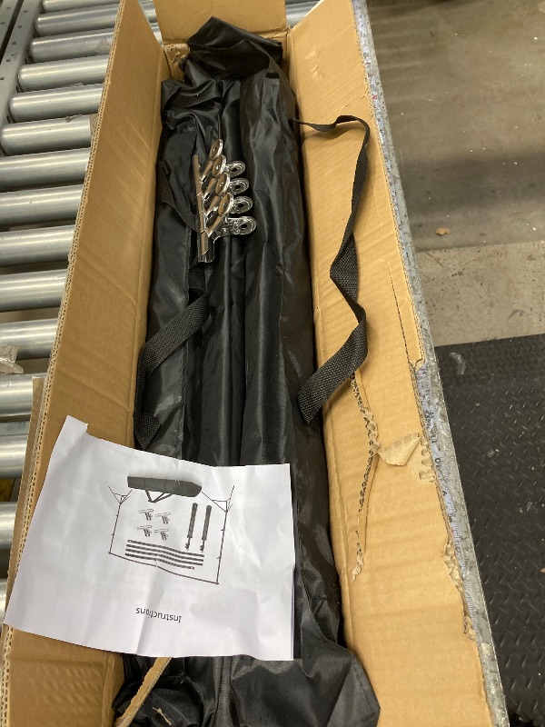 Photo 1 of 10ft Adjustable Background Support Stand Photography Video Studio Backdrop Kit with Carry Bag,4 Backdrop Clamps
