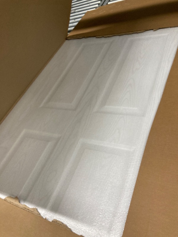 Photo 1 of 36 in. x 82 in. 6 Panel Hollow Core White Oak Finished PVC Composite Interior Door Slab