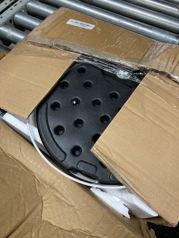 Photo 1 of ?Upgraded? Dimmable Floor Lamp, 1000 Lumens LED Edison Bulb Included, Arc Floor Lamps for Living Room Modern Standing Lamp with Linen Shade, Tall Lamp for Bedroom Office Dining Room- Black