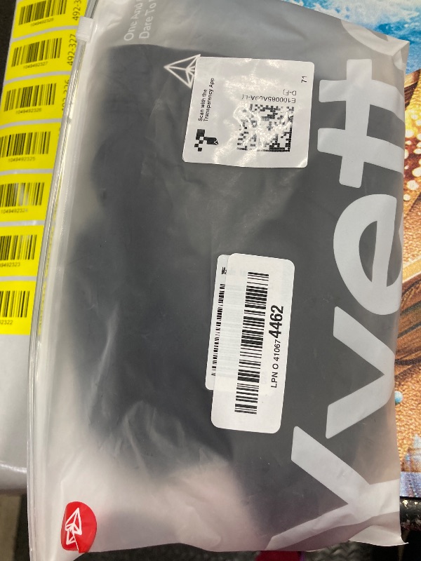 Photo 1 of ***(USED, MINOR DAMAGE -SELLING AS IS)*** Yvette Zip Front Sports Bra - High Impact Sports Bras for Women Plus Size Workout Fitness Running, Black, L Plus