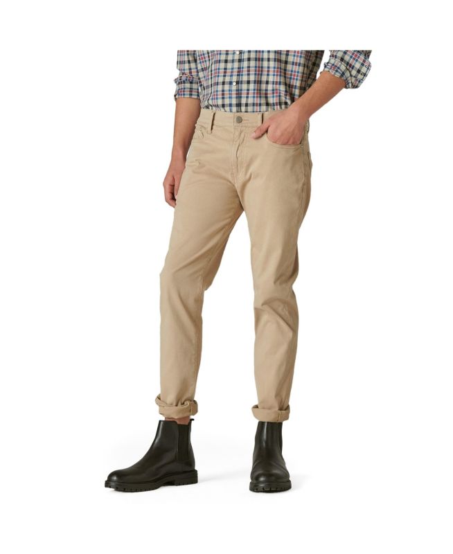 View 1 of  Our most comfortable fit for athletic builds, the 410 athletic stretch jeans has a comfortable, straight leg that gives a lean look. This pair is made of soft, silky sateen fabric for added comfort.