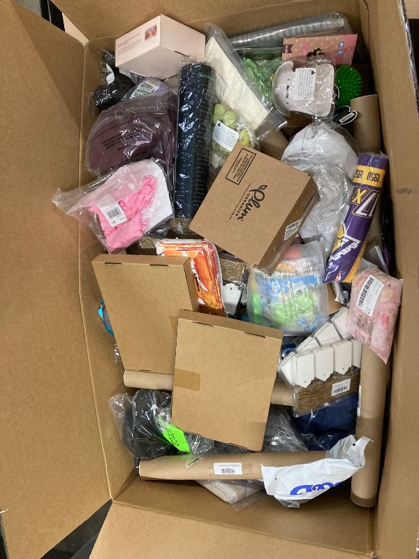 Photo 1 of ****No refunds or returns****
Box Size: Approx. 40” x 22” x 16” | Why bid on one item when you can score a mix of unique finds in one go? Packed with an estimated 80-120 items, this medium box offers the same kind of inventory you'd find listed individual