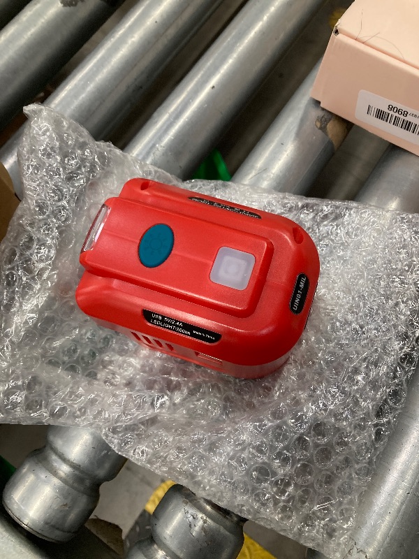 Photo 1 of 150W Power Inverter for Milwaukee 18V M18 Battery,DC 18V to AC 110~120V Portable Power Source with AC Outlet and Dual USB+200LM LED Light Modified Sine Wave Inverter Generator