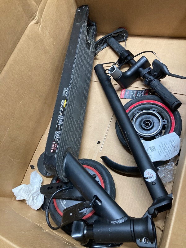 Photo 1 of *Dirty* *Small scratches* Black and Red Electric Scooter