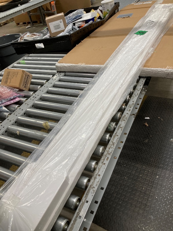 Photo 1 of *Dirty* Endurathane Fluted Pilaster w/ Attached 13 1/4" Plinth, 7"W x 90"H x 2 1/4"D, Plinth Can Be Trimmed Up to 10 1/4", High Density Polyurethane, Factory Primed White, Sold Each