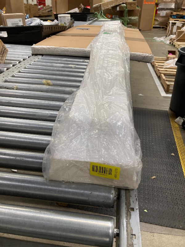 Photo 1 of *Dirty* Endurathane Fluted Pilaster w/ Attached 13 1/4" Plinth, 7"W x 90"H x 2 1/4"D, Plinth Can Be Trimmed Up to 10 1/4", High Density Polyurethane, Factory Primed White, Sold Each