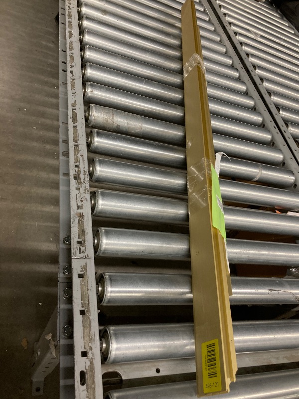 Photo 1 of *Ends slightly bent FOLKOR Floater Frame for 36x48” Canvas Paintings, DIY Metal Floating Frame with 1.5 Inch Deep for Artists Designers Landscape Portrait Artwork, Modern Home Office Wall Decor (Gold)