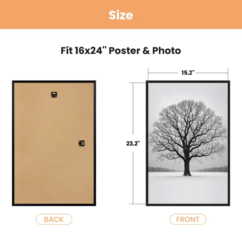 Photo 1 of *Frame edge* Sindcom 16x24 Picture Frames , Gallery Wall Poster Frames Set of 3 , Black