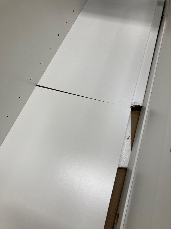 Photo 1 of *Pieces chipped/Cracked* Sauder HomePlus Storage Cabinet/ Pantry cabinets, Soft White finish