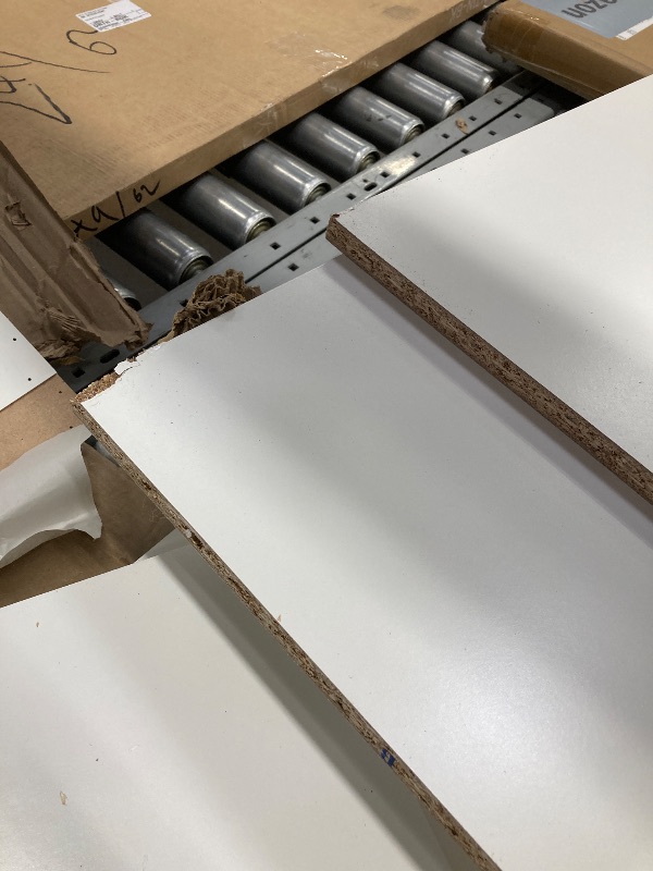 Photo 1 of *Pieces chipped/Cracked* Sauder HomePlus Storage Cabinet/ Pantry cabinets, Soft White finish