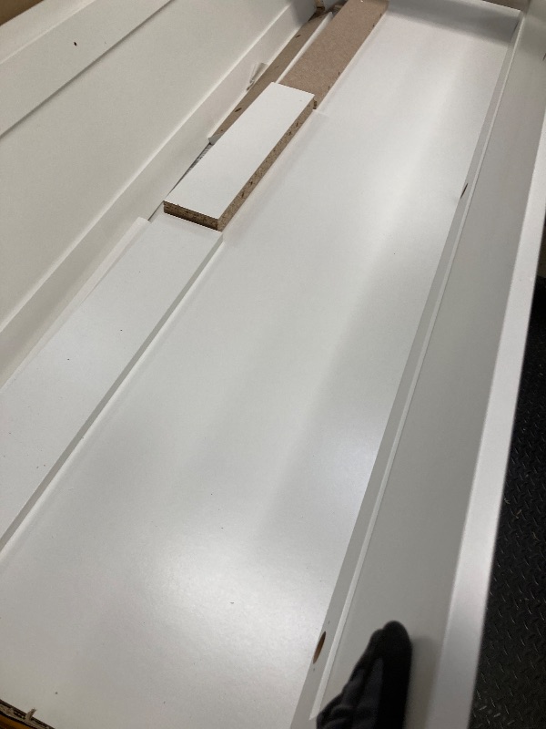 Photo 1 of *Pieces chipped/Cracked* Sauder HomePlus Storage Cabinet/ Pantry cabinets, Soft White finish