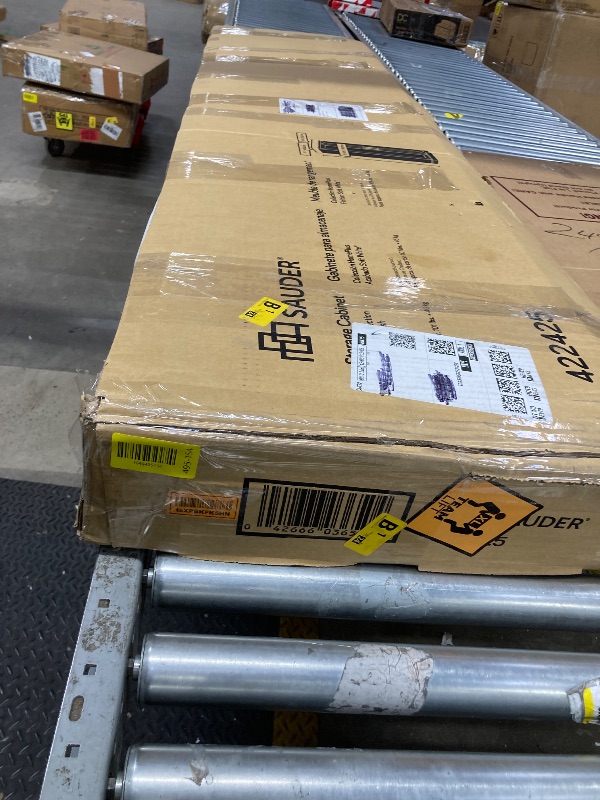 Photo 1 of *Pieces chipped/Cracked* Sauder HomePlus Storage Cabinet/ Pantry cabinets, Soft White finish