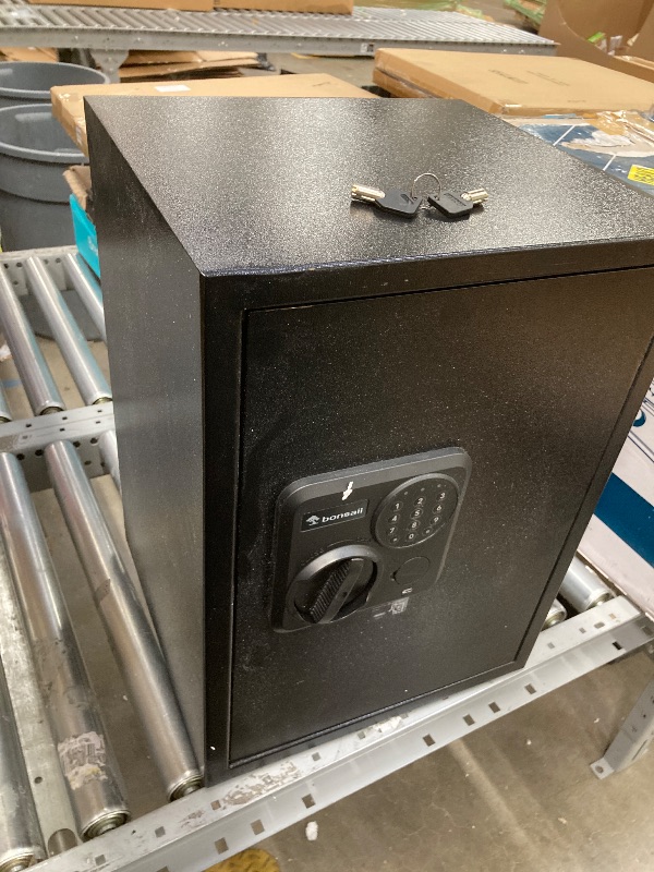Photo 1 of *Couldn't open* Bonsaii 1.8 Cubic Feet Security Home Safe with Digital Keypad, Security Box for Jewelry, Cash, Guns | Document Safe (14.2"x12.99"x19.7")