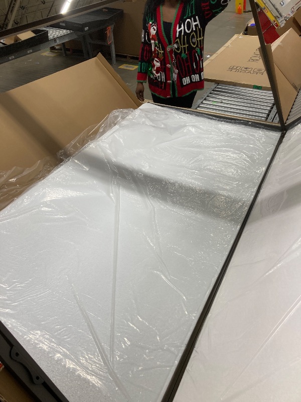 Photo 1 of *HEAVY* *Dimensions Unknown* Full Length Black Frame Mirror