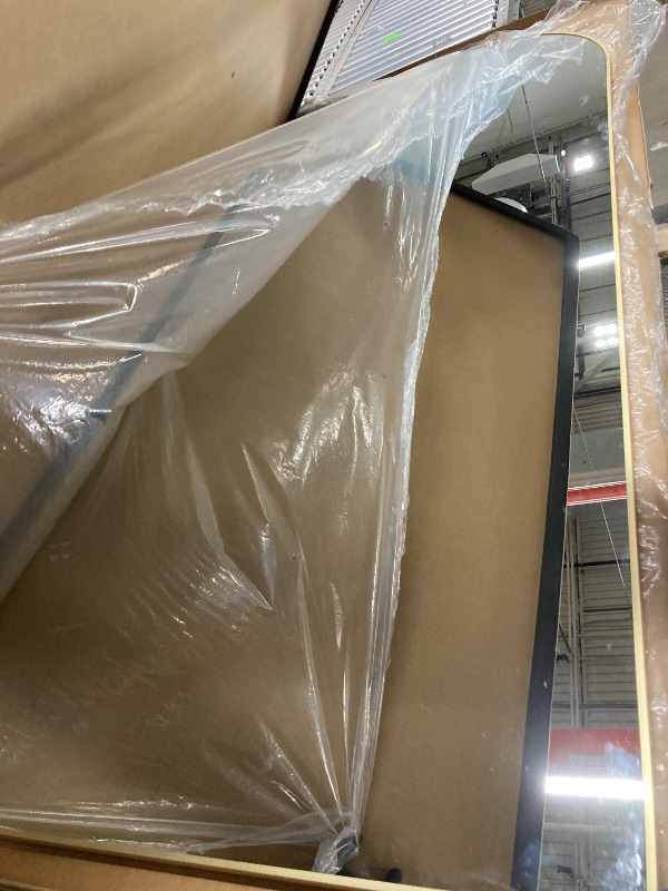 Photo 1 of *HEAVY* MELOMOIR 76"x34" Large Mirror Full Length, Arched Full Length Mirror with Stand, Large Floor Mirror Free Standing Mirror Full Length for Bedroom, Hanging Standing or Leaning Full Body Mirror, Black