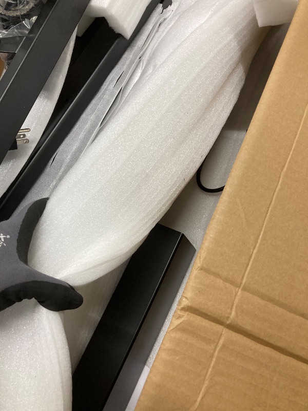 Photo 1 of *HEAVY* VWINDESK VJ301 L Shaped Electric Height Adjustable Standing Corner Desk Frame Only W/Triple Motor, Ergonomic Sit Stand Up Height Adjustable Steel Base with Digital Memory Keypad (Black)