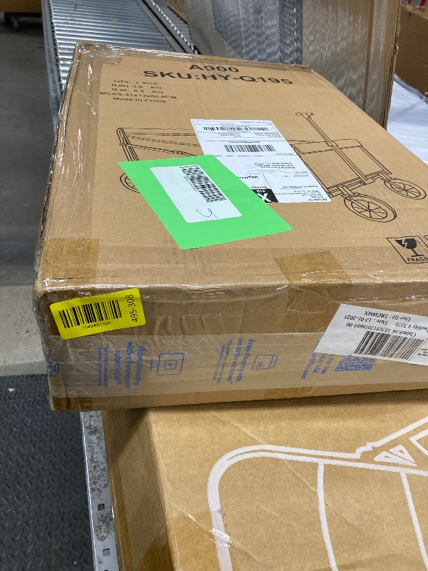 Photo 1 of *Small piece missing* Foldable Wagon Cart with Wheels for Grocery Sports Garden Shopping Camping?Black
