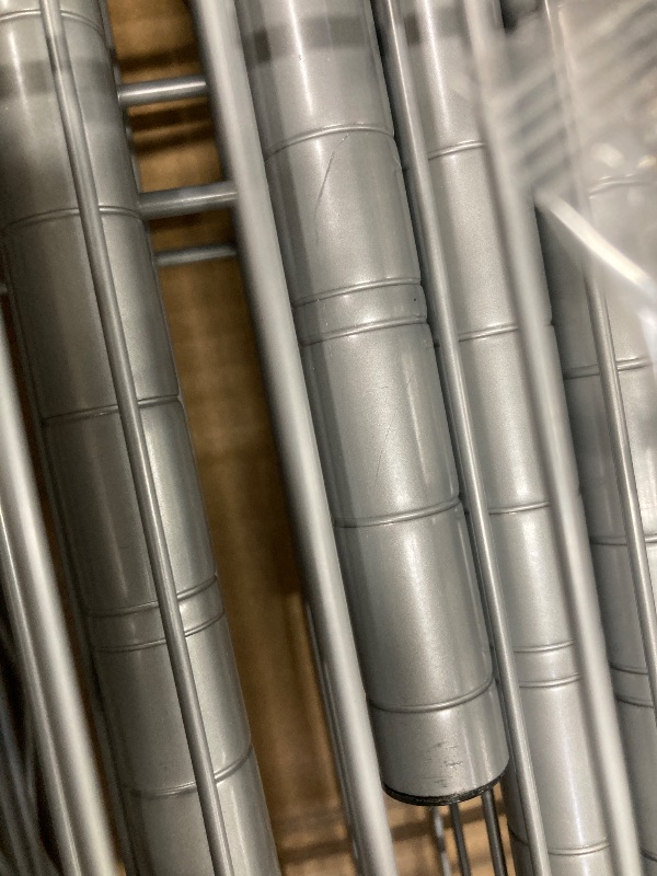 Photo 1 of *Small scratches* Ktaxon 5-Tier Wire Shelving Unit, Steel Storage Rack for Garage Office Kitchen Silver, 30" W x 14" D x 60" H