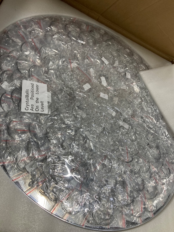 Photo 1 of *FRAGILE/HEAVY* 7PM Crystal Chandelier, Modern Large Spiral Raindrop Chandeliers, Flush Mount Pendant Light Fixture, Big Chandelier for High Ceiling, Entryway, Staircase, Foyer, Entrance D31.5 X H94.5