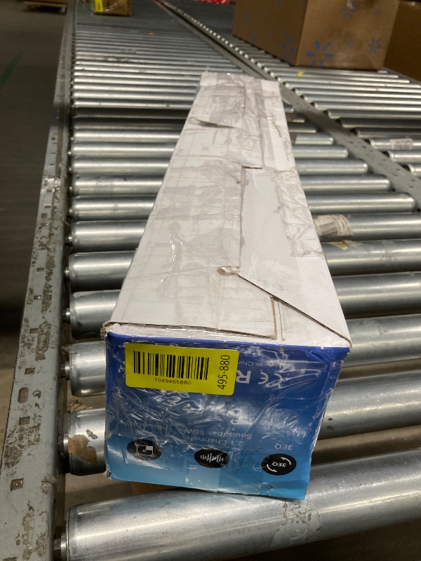 Photo 1 of *Buffer for speaker came off* *Selling as is/Still works* VEAT00L S20L Sound Bars for TV, 3D Surround Sound System TV Sound Bar, 2.1 ch Home Theater Audio with Built-in Subwoofer,50W TV Speakers | HDMI ARC, Bluetooth, Optical, RCA, USB & AUX Wall Mountabl