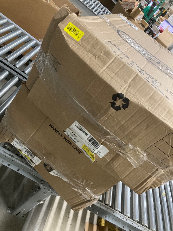 Photo 1 of *Missing Hardware/Bottom Rotating piece?* JONPONY Massage Swivel Rocker Recliner Chair with Vibration Massage and Heat Ergonomic Lounge Chair for Living Room with Rocking Function and Side Pocket, 2 Cup Holders, USB Charge Port,Brown
